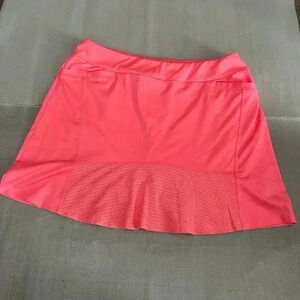[L]Tail Pink Red Athletic/ Golf Pull On  Skort